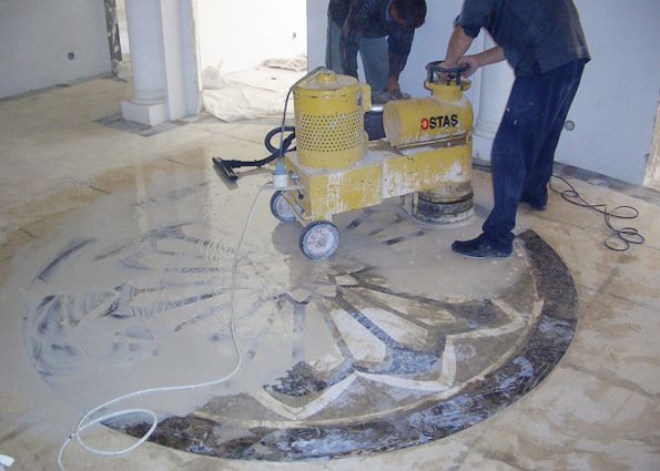шлифовка мрамора